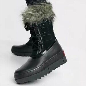 Sorel Joan of Arctic Next Faux Fur Lined Boots womens size 5.5